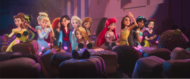 Detona Ralph 2 e as princesas Disney