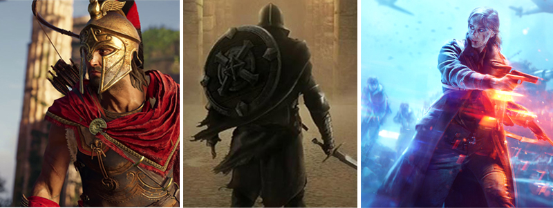 E3 Assassin's Creed Odyssey, The Elder Scrolls Blades, Battlefield 5