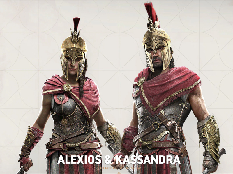 Assassin's Creed Odyssey gameplay video e a possibilidade de jogar com personagem feminino