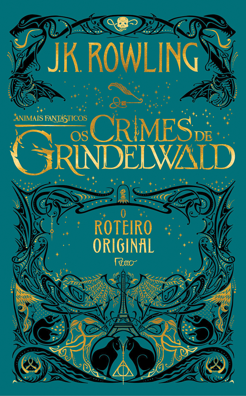 Animais Fantásticos: Os crimes de Grindelwald - capa do roteiro original