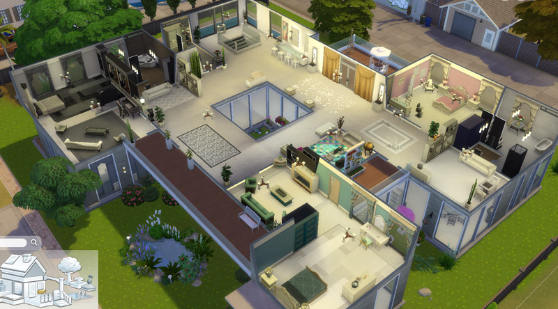 Casa Moderna de Luxo, The Sims 4