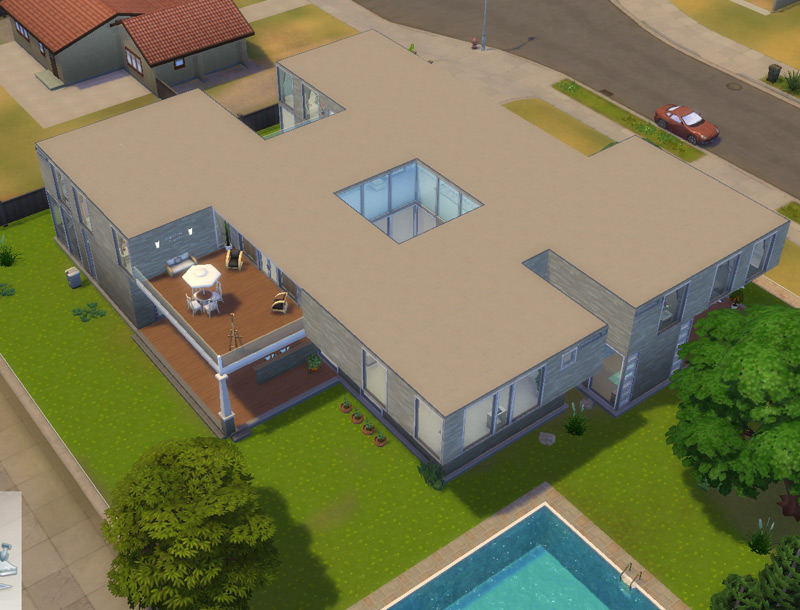 Casa Moderna de Luxo, The Sims 4