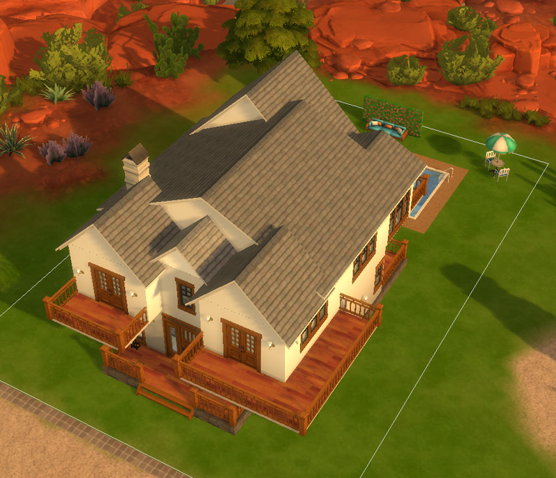 Que tal uma casa colonial? Virei arquiteta / decoradora no The Sims 4