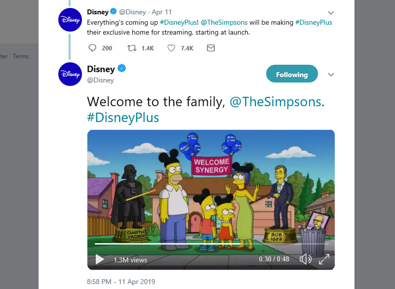 Os Simpsons na Disney Plus